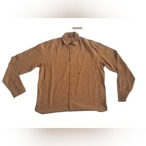 New! SKIMS Cover Ups Long Sleeve Button Down Shirt | Oversized Top | Almond XXS